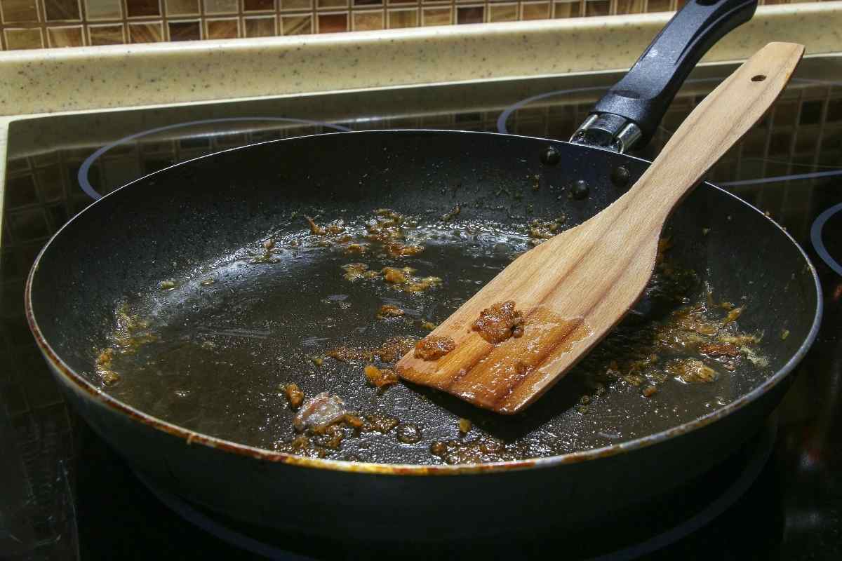 my non stick pan is sticking